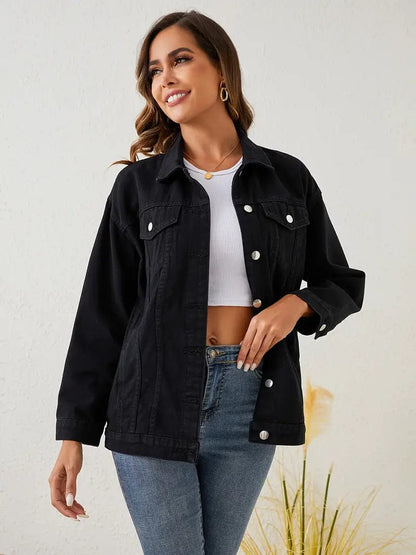Comfortable Classic Blue Jeans Jacket - OutfitLondon