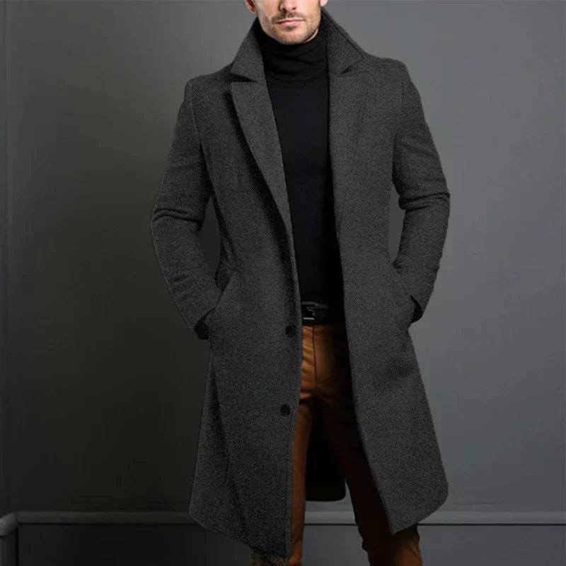 Slim Fit Luxury Wool Overcoat
