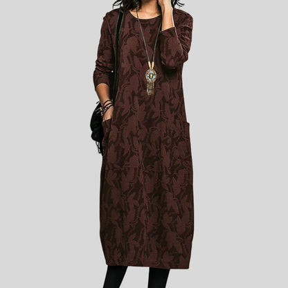 Stylish Printed Mid Length Women's Dress