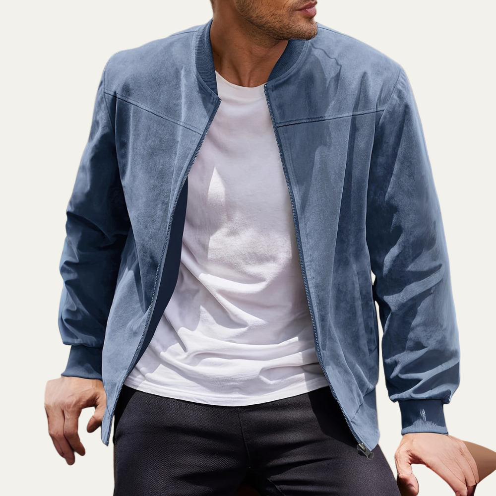 Men's Vintage Style Zipper Jacket