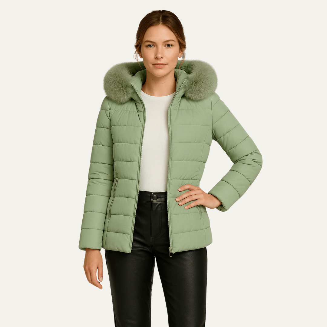 Women's Stylish Mid-Length Down Jacket