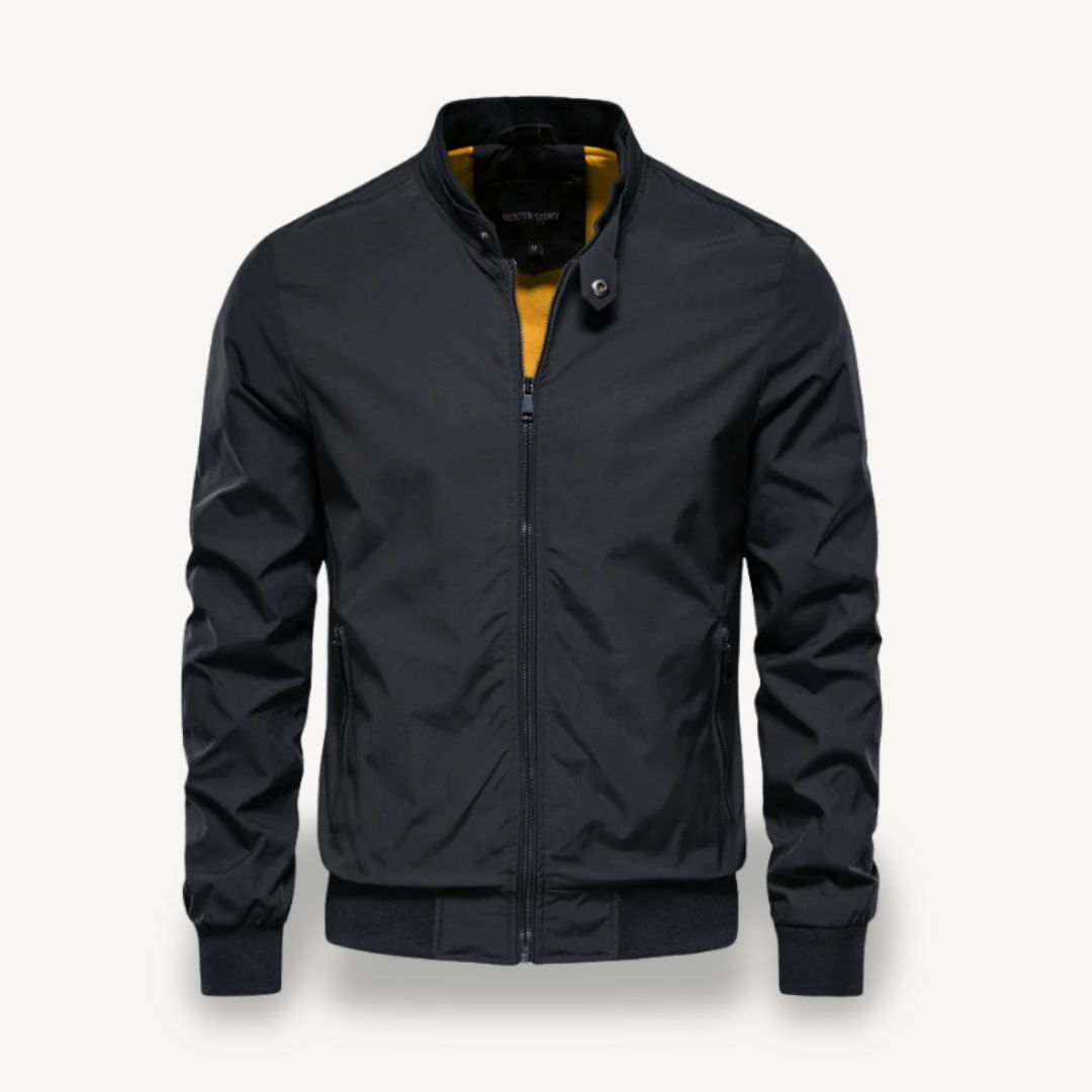 Men's Classic Zip Up Slim Jacket