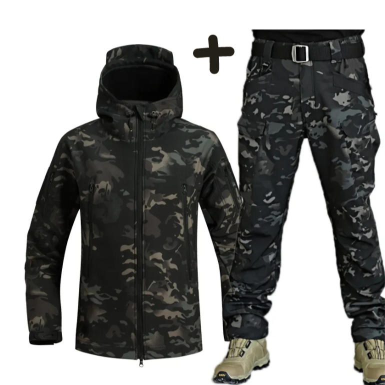 Tough Outdoor Cargo Jacket and Pants Set