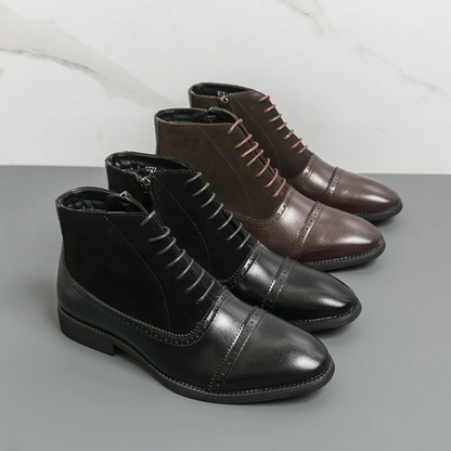 Traditional Leather Men's Oxford Boots