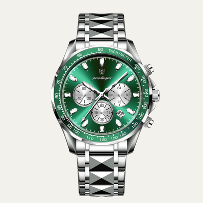 Premium Men's Stainless Steel Water Resistant Watch