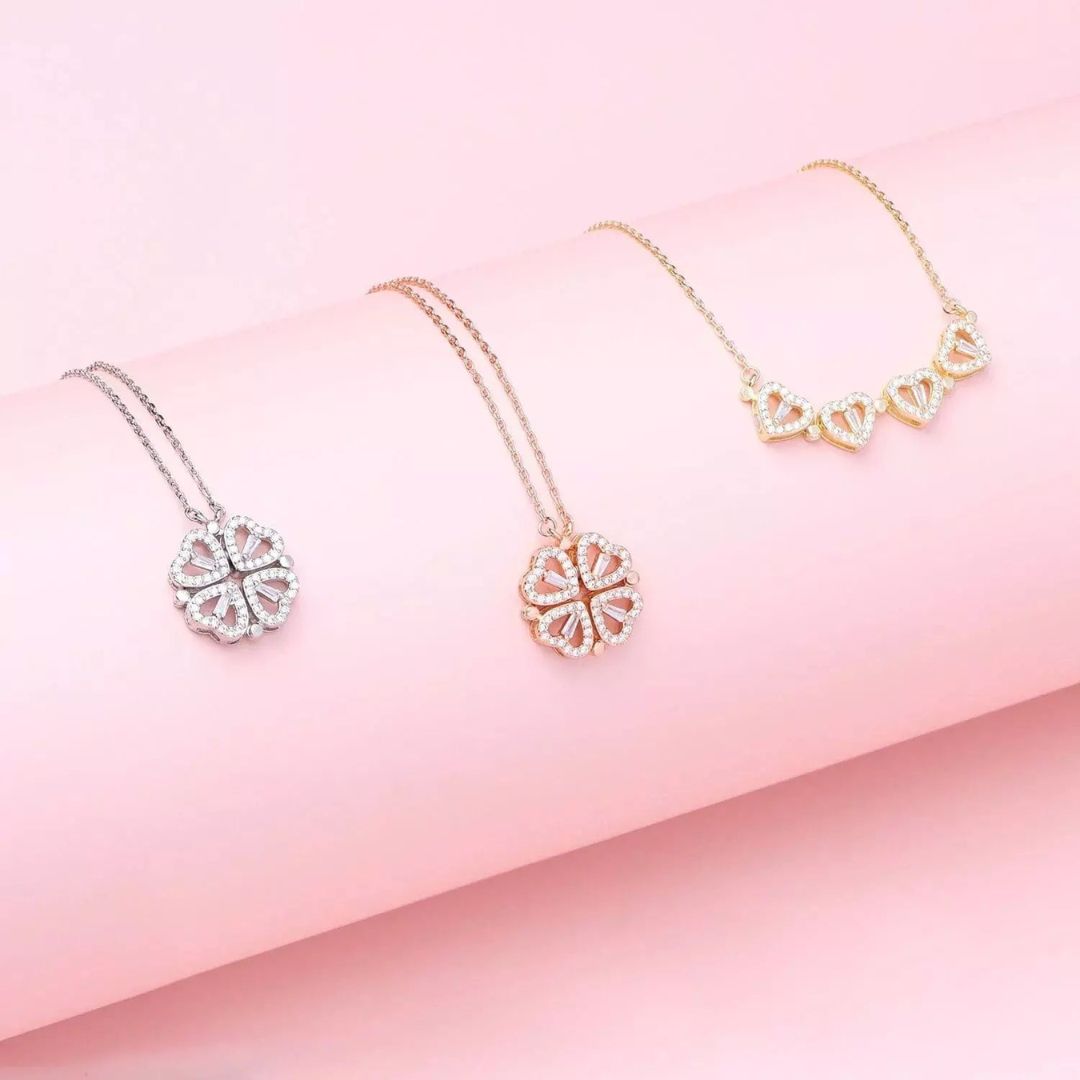 Lovely Heart Shape Pendant Necklace - OutfitLondon