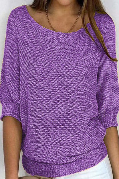 Relaxed Fit Women's Batwing Sweater