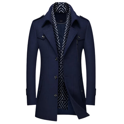 Classic Fit Mens Tailored Overcoat