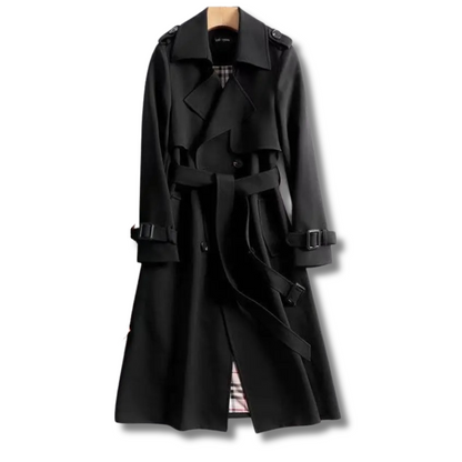 Luxury Women's Classic Wool Trench Coat