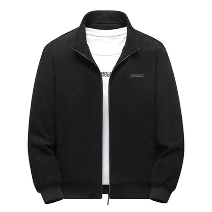 Warm Fleece Lined Corduroy Coat for Men