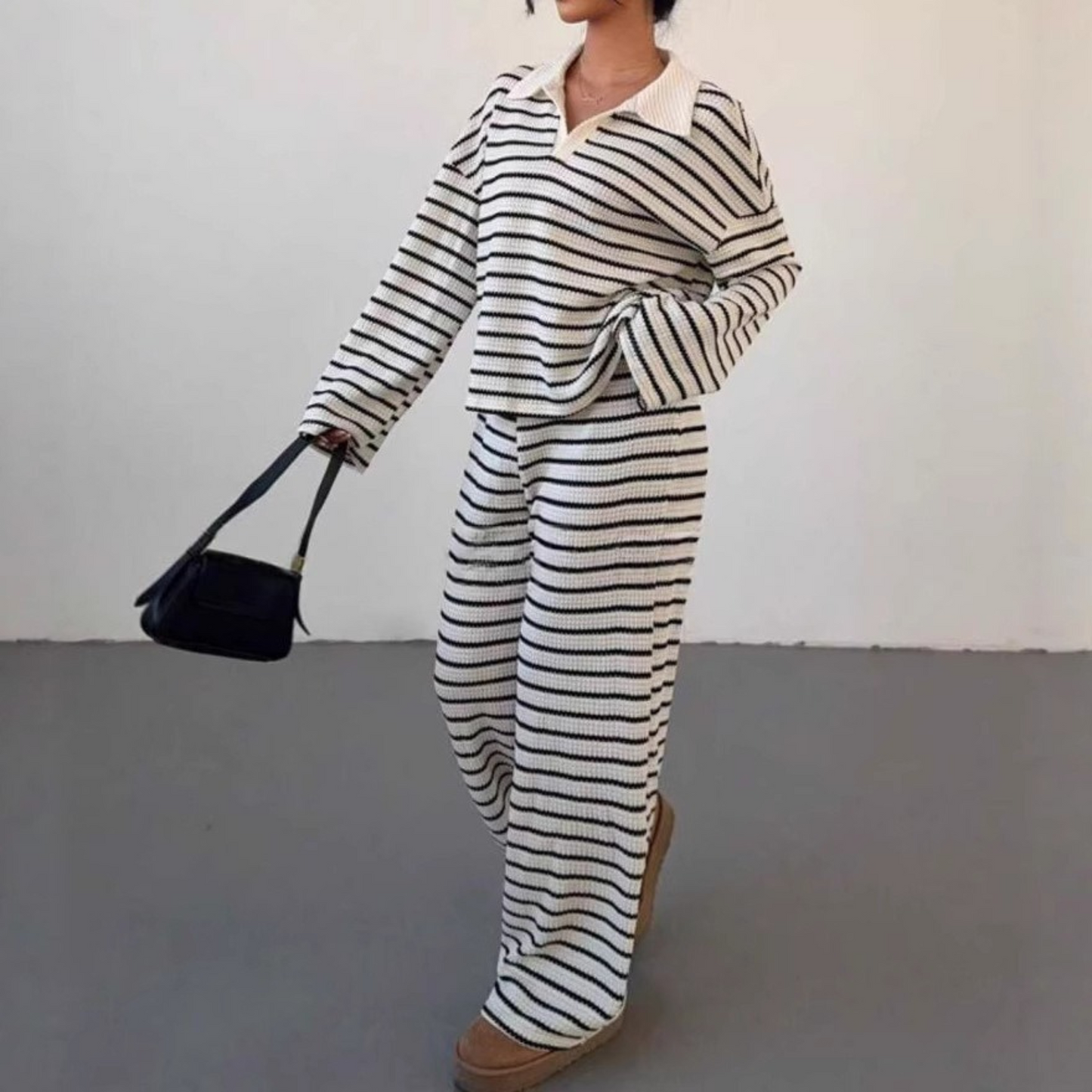 Comfy Stripe Sleepwear Set for Men and Women