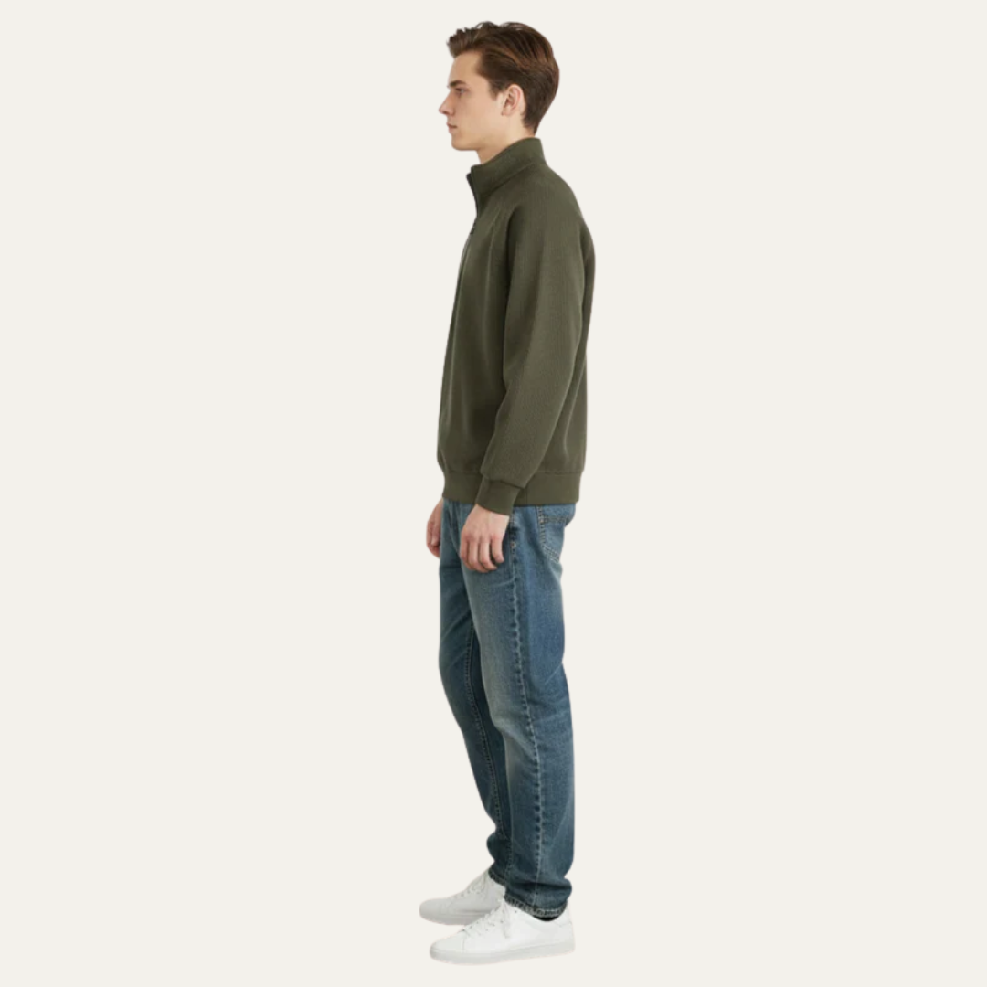 Men's Warm Fleece Pullover Sweater