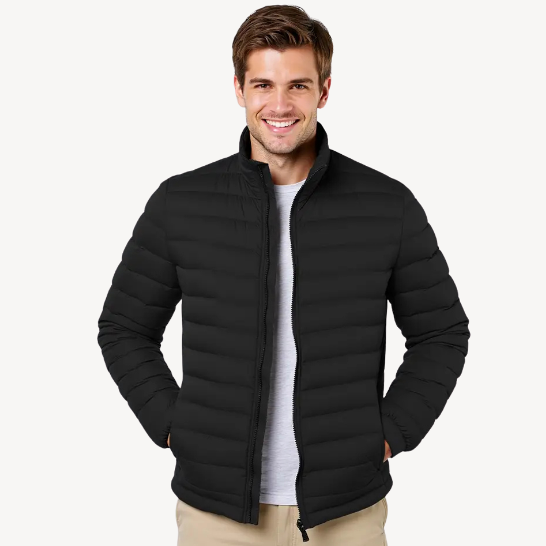 Warm Down Filled Mens Coat - OutfitLondon