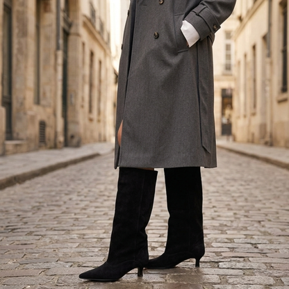 Low Heel Pointed Toe Women's Tall Boots