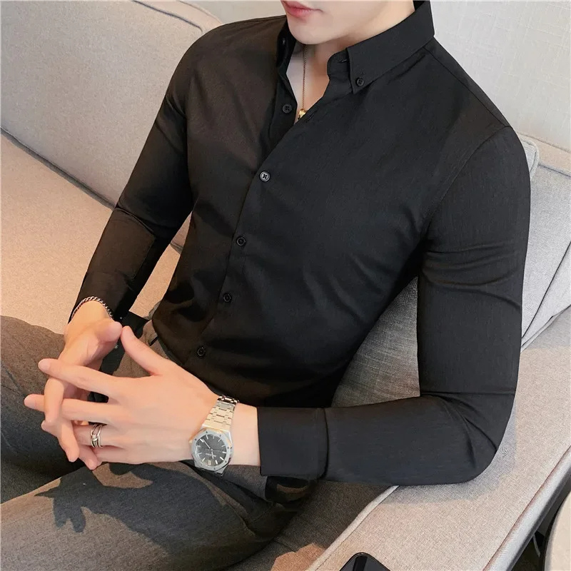 Classic Fit Mens Casual Long Sleeve Shirt