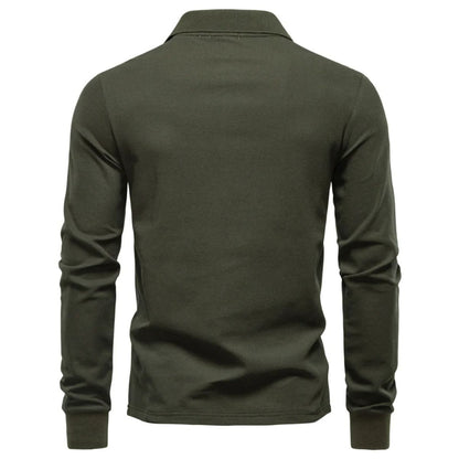 Classic Fit Casual Long Sleeve Cotton Mens Shirt