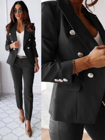 Classic 2-Piece Suit | Chic Jacket And Trousers