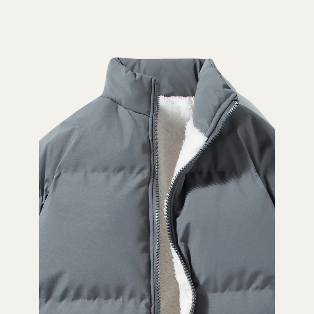 Men's Warm Fleece Lined Puffer Coat
