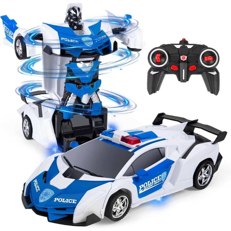 Jouet Voiture Télécommandée Transformable Pour Enfants