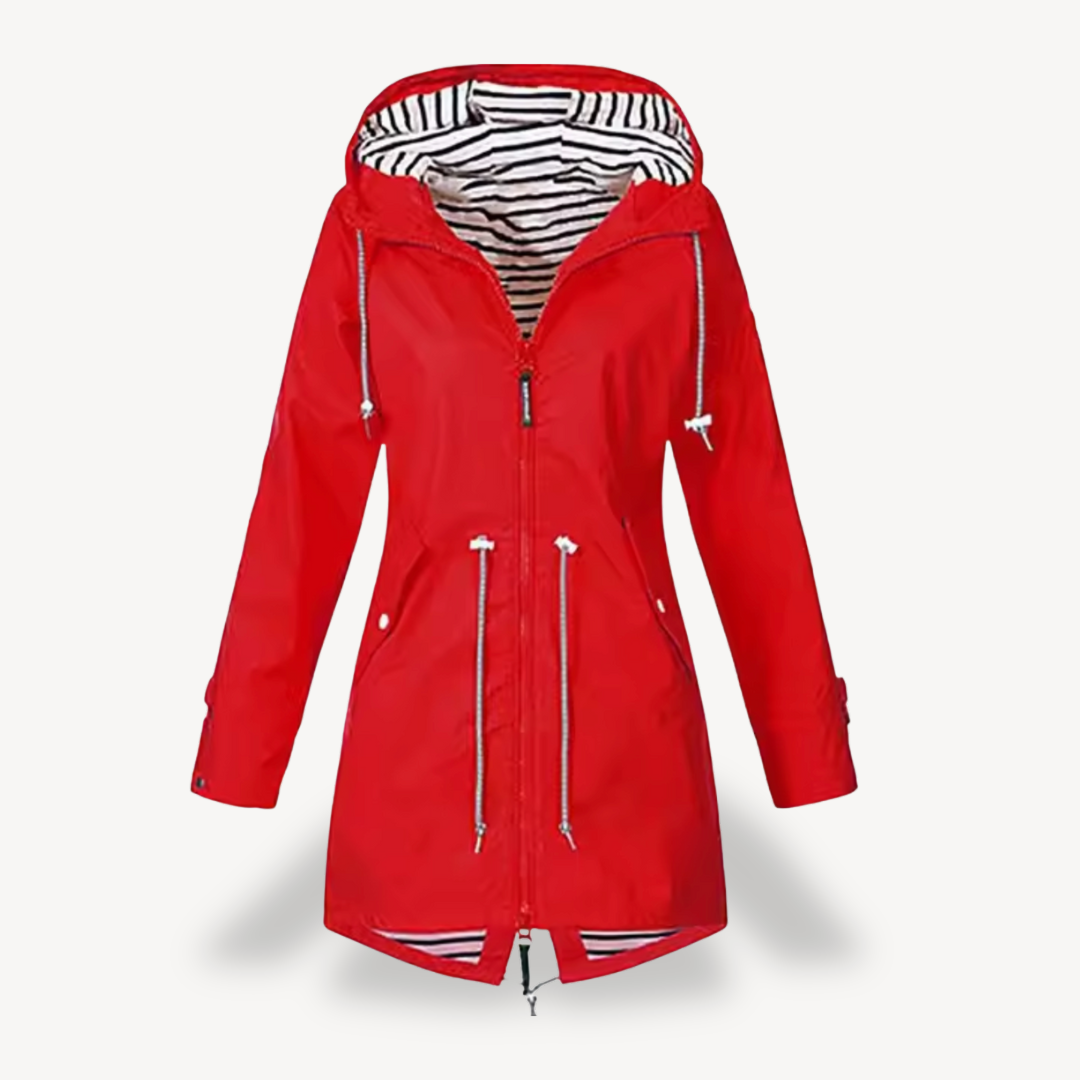 Ladies' Breathable Raincoat with Hood