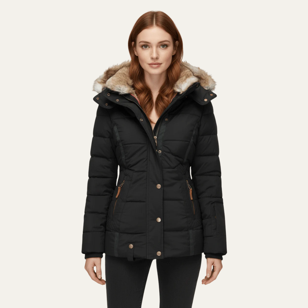Premium Faux Fur Winter Puffer Coat - OutfitLondon