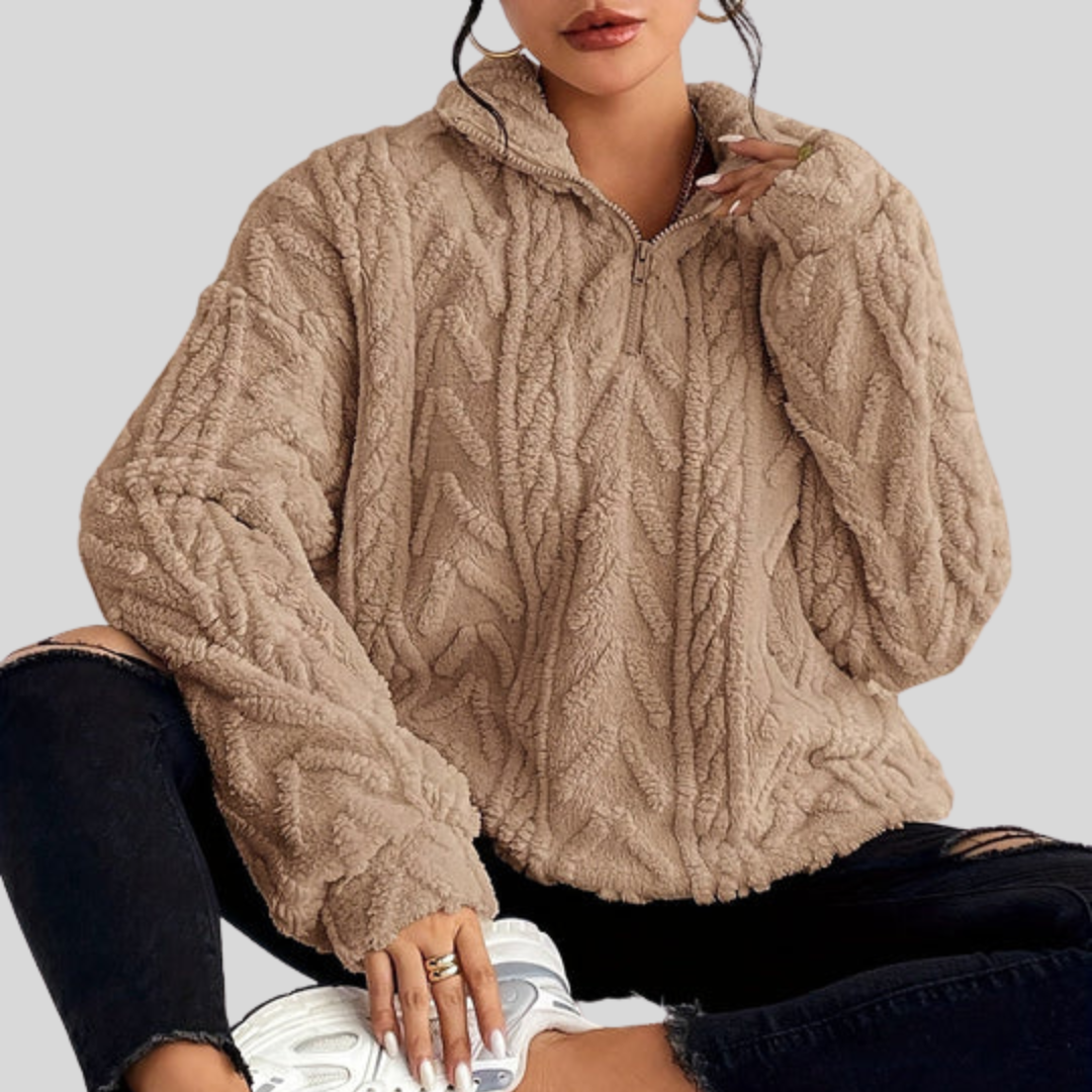 Cozy Crew Neck Winter Sweater