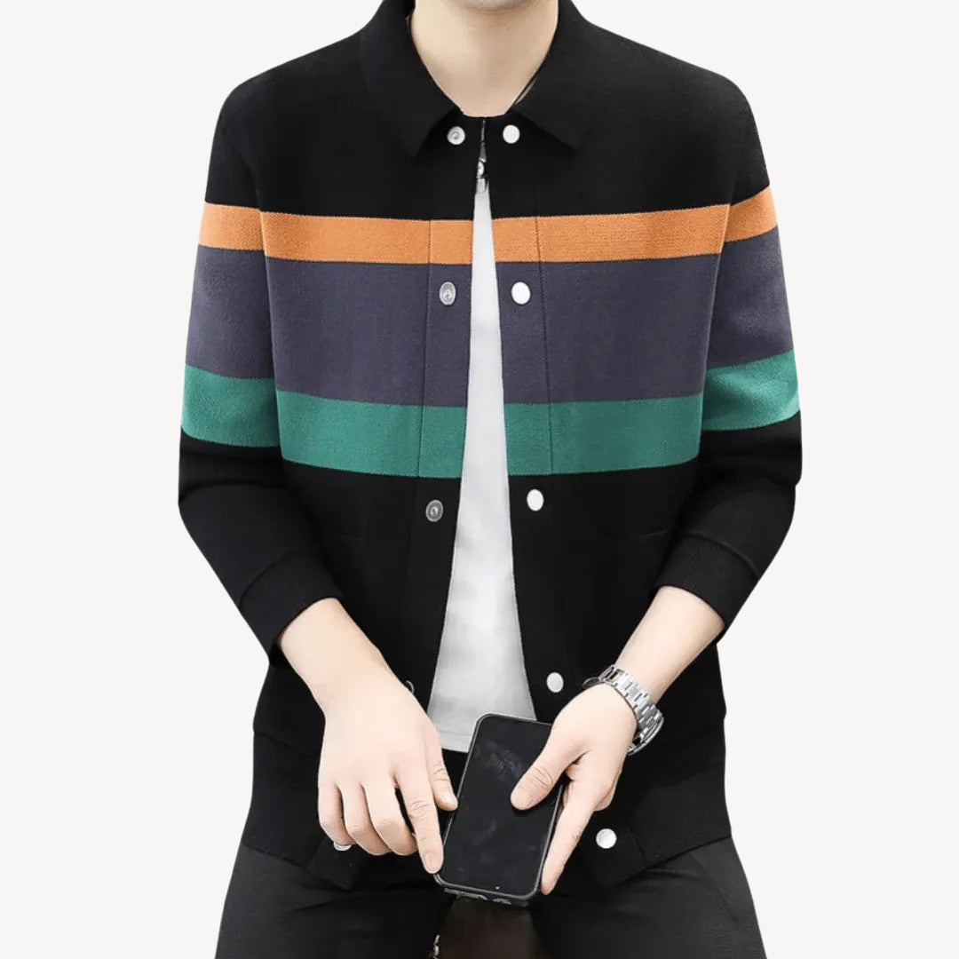 Classic Mens Textured Sweater