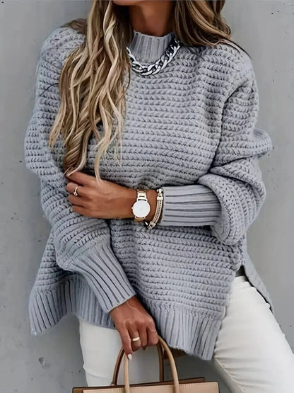 Cozy Ladies Cashmere Crew Neck Winter Sweater