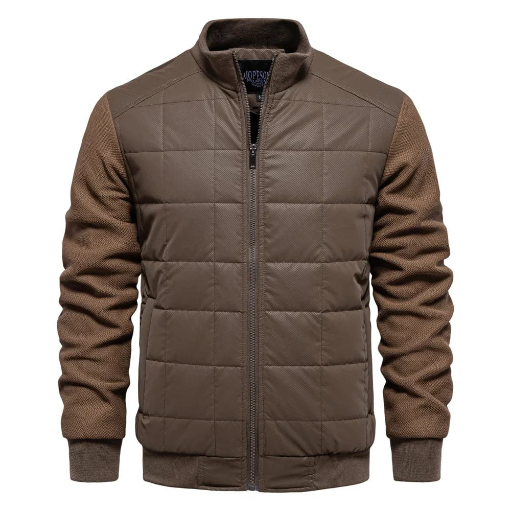 Warm Insulated Full Zip Puffer Coat