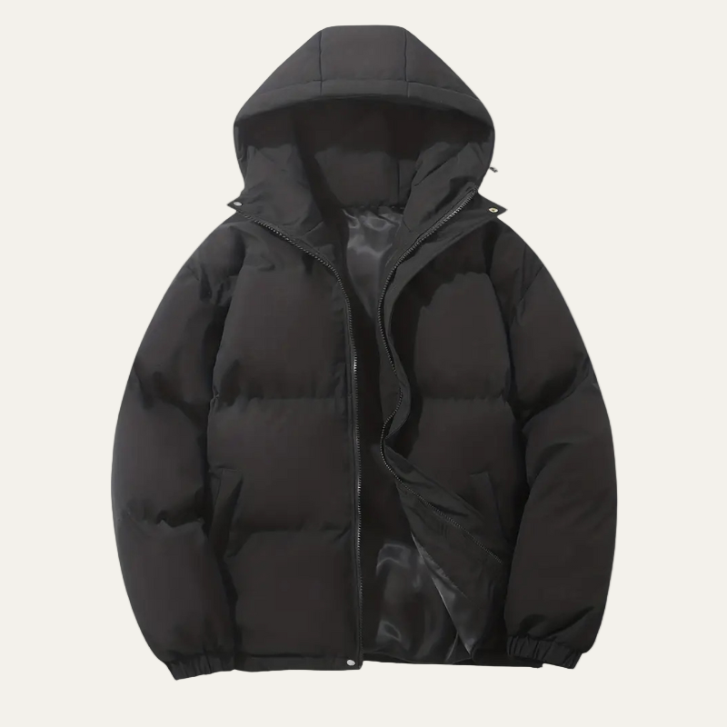 Big & Tall Quilted Puffer Coat for Men