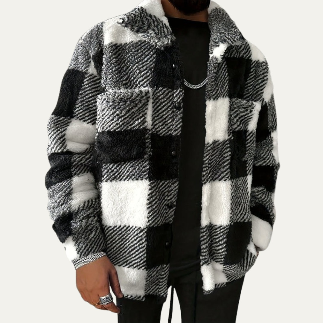Soft Plaid Flannel Shirt Jacket for Men - OutfitLondon