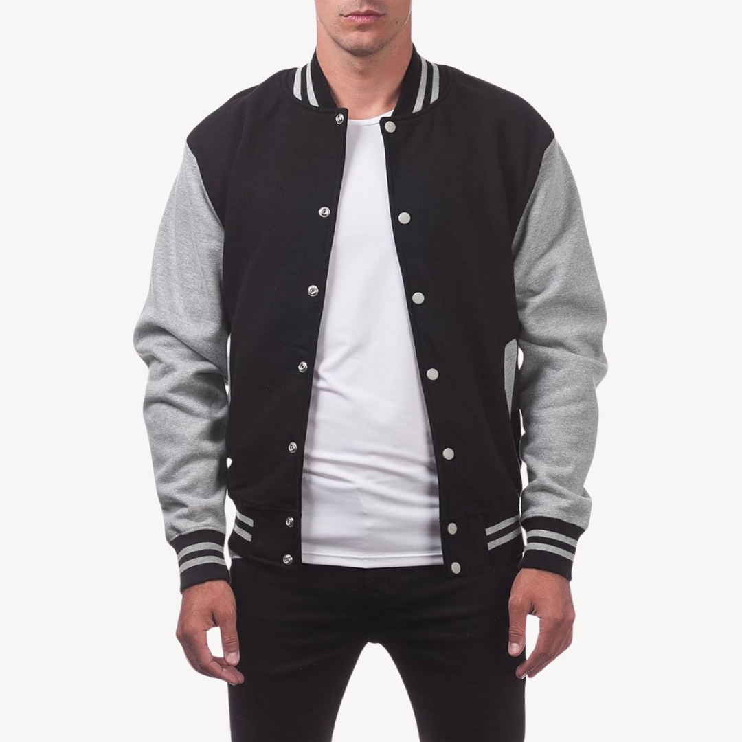 Men's Contrast Panel Sports Jacket