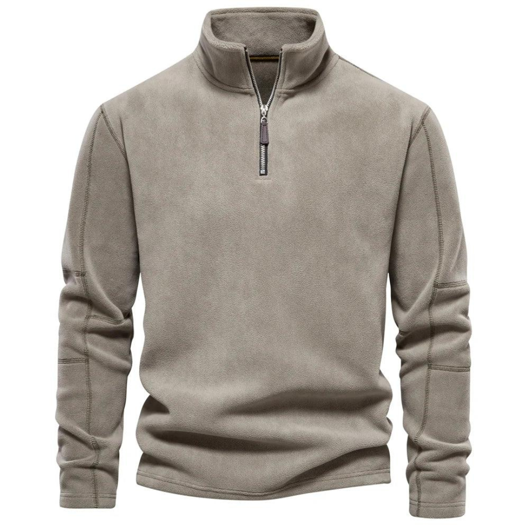 Men's Padded Fleece Neck Sweater