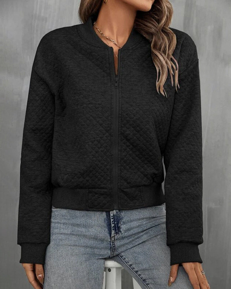 Short Quilted Puffer Jacket for Women