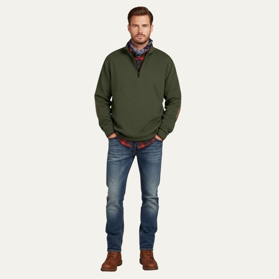 Men's Soft Premium Crew Neck Pullover Sweater
