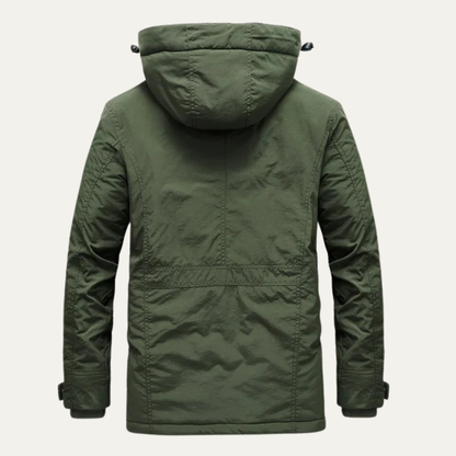 Men's Insulated Waterproof Parka Coat with Hood