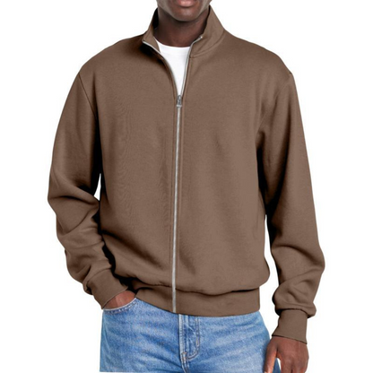 Men's Classic Fleece Zip Up Hoodie Jacket