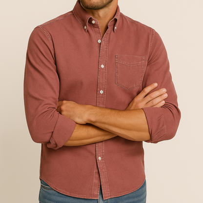 Men's Classic Relaxed Fit Dress Shirt