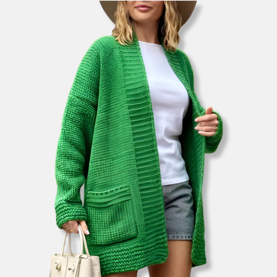 Cozy Oversized Open Front Cardigan for Women