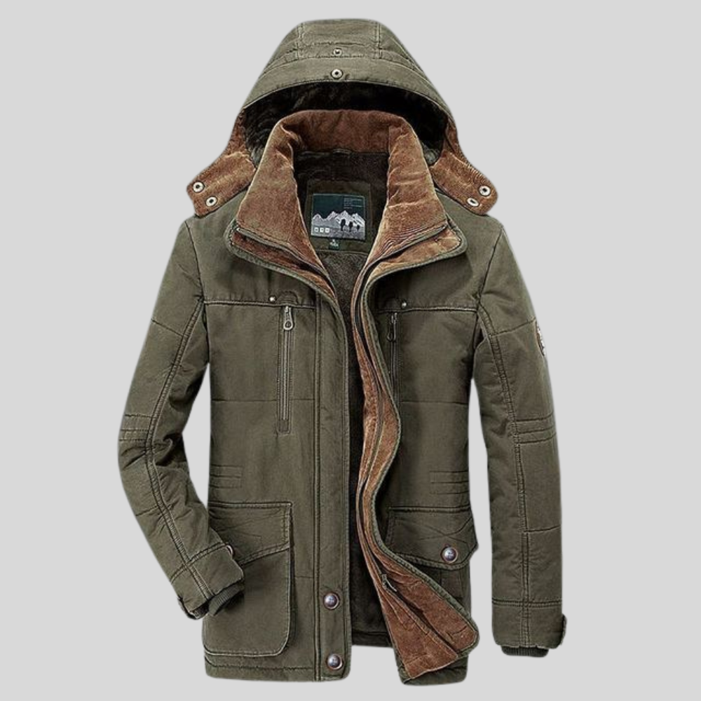 Warm Mens Winter Coat Outerwear