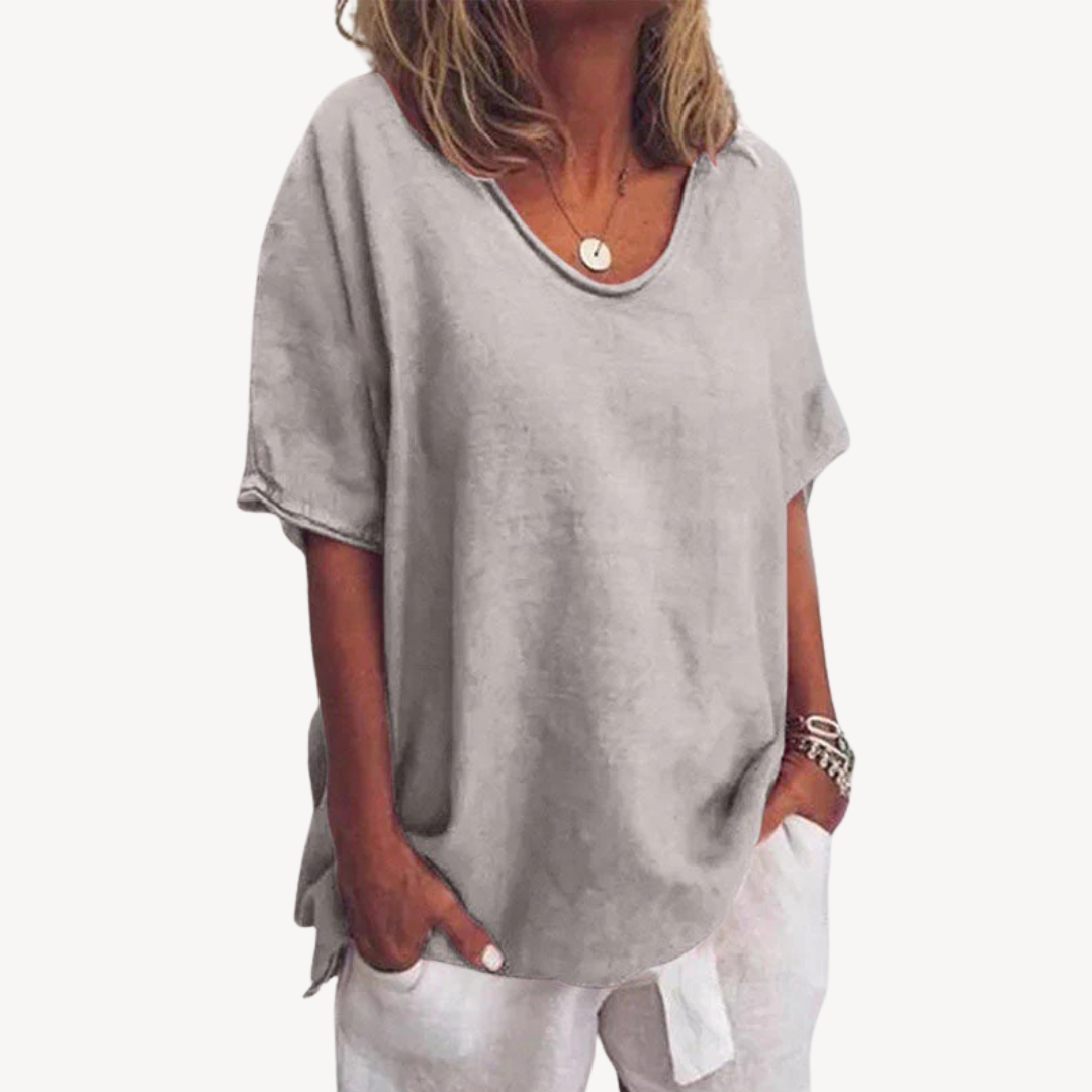Relaxed Fit Casual Women's Tee Shirt