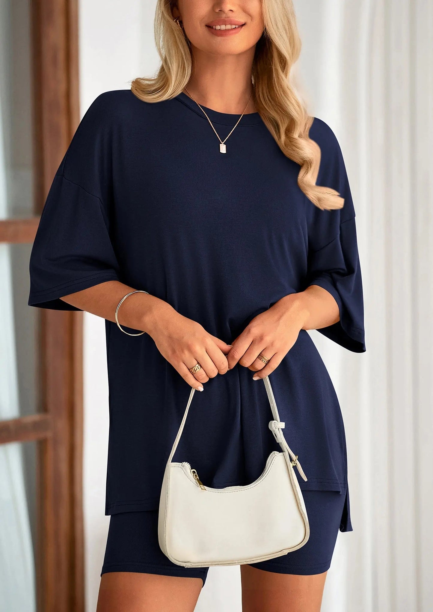 Comfy Summer Shorts Sleeveless Tank Two Piece Outfit