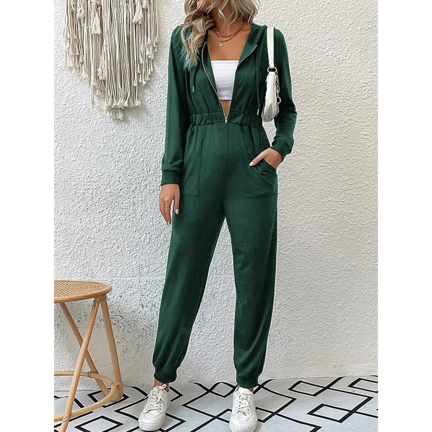 Relaxed Fit Women's Sports Jumpsuit
