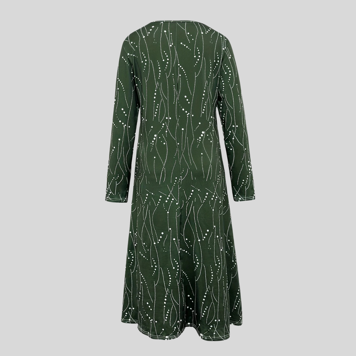 Elegant Long Sleeve Evening Dress