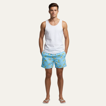 Casual Beach Drawstring Surf Shorts