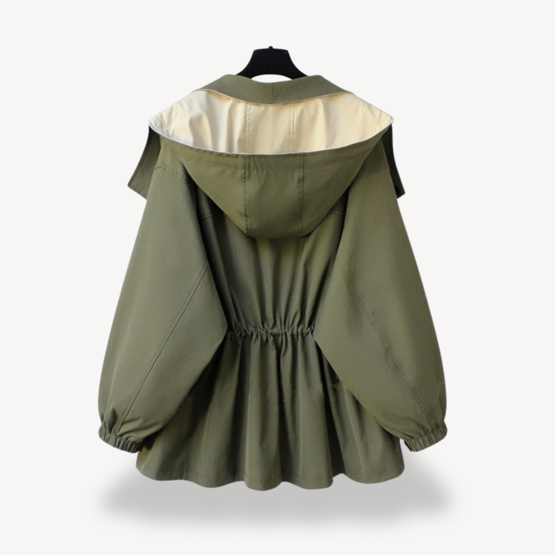Stylish Belted Raincoat for Ladies