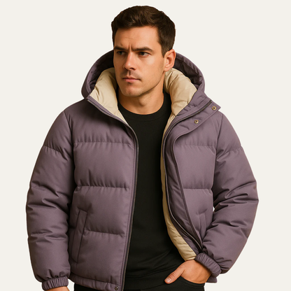 Warm Insulated Men's Down Puffer Coat