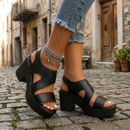 Comfortable High Heel Summer Sandals for Women