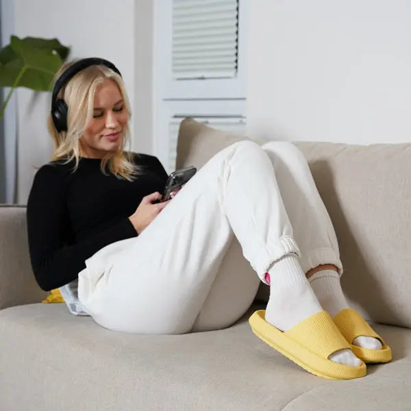 Soft Plush Pillow Slides