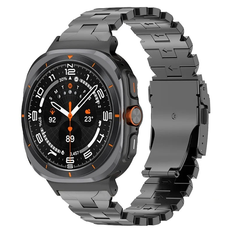 Vibrant Floral Metal Band for 47mm Smartwatches